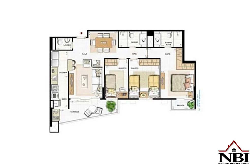 Apartamento Cidade Jardim - Reserva do Parque 3 quartos NBI075CJRP 20