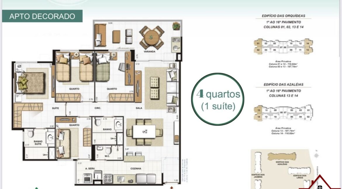 Apartamento Cidade Jardim - Reserva do Parque 4 quartos NBI600CJRP 33