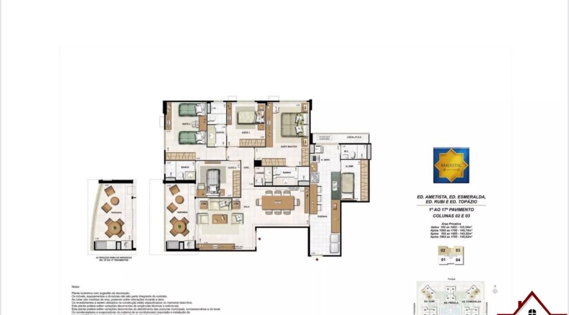 Apartamento Cidade Jardim - Majestic 3 quartos NBI625CJMJ 16