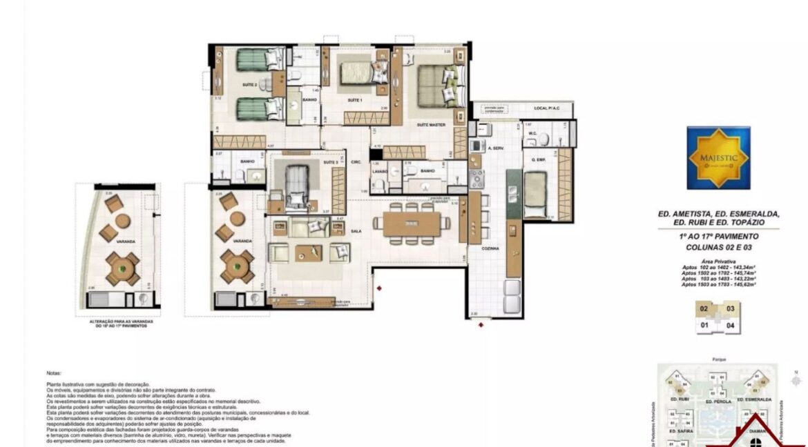 Apartamento Cidade Jardim - Majestic 3 quartos NBI637CJMJ 30